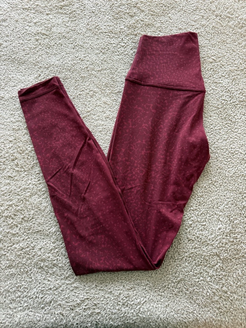 lululemon athletica align 28” Wine Red High-Rise Leggings